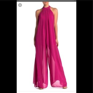 halter neck palazzo jumpsuit